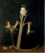Sofonisba Anguissola Girl with a dwarf Spain oil painting artist
